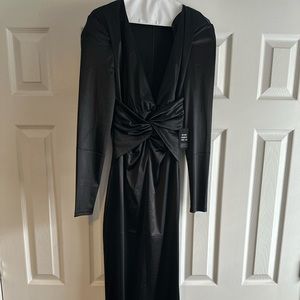 Satin dress from Express.